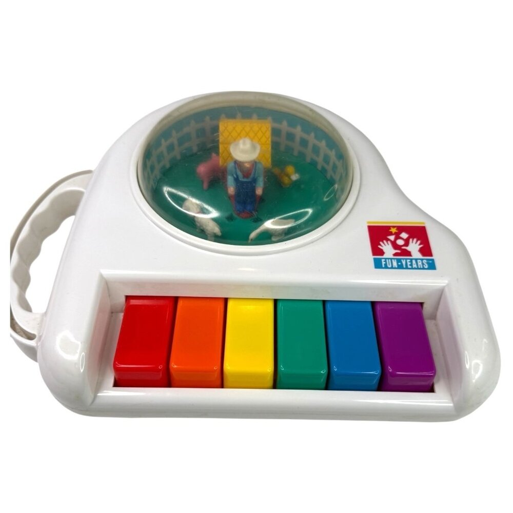Fun Years Toddler Musical‎ Piano Toy Plays Old McDonald Animals Rotate